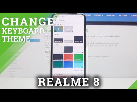 How to Customize Keyboard Theme on REALME 8 – Personalize Keyboard Appearance