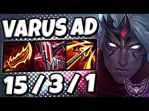Varus vs Ashe [ ADC ] Lol Korea Master Patch 12.22 ✅