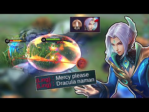 Bullying Ling using Alucard in Rank Game! -Dracula | MLBB