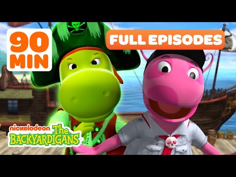 Uniqua Goes to Pirate Camp & Finds a Ghost! + MORE Full Episodes! w/ Tasha | The Backyardigans