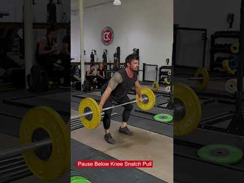 Pause Below Knee Snatch High Pull