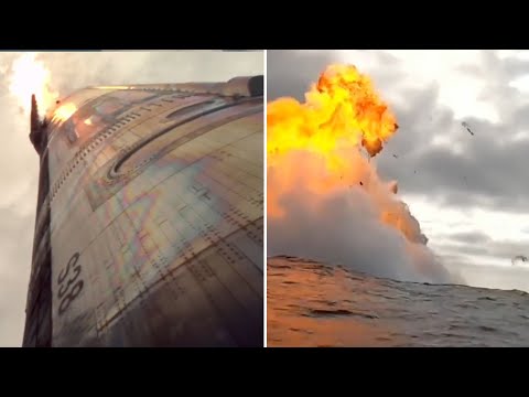 Wow! See SpaceX Starship's flight 11 re-entry, splashdown and explosion