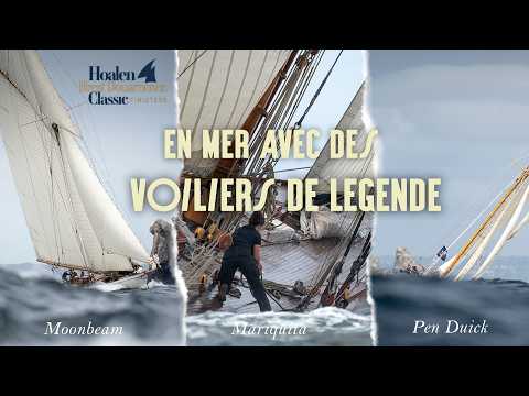 Dans les coulisses d'une régate de voiliers mythiques qui disparaissent dans la houle 🌊