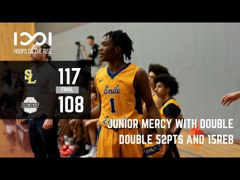 JUNIOR MERCY WITH DOUBLE DOUBLE 52PTS AND 15REB | Saint-Laurent vs Jean-de-Brebeuf | March 15 2019