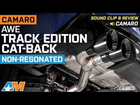2016-2023 Camaro AWE Track Edition Cat-Back Exhaust with Quad Diamond Black Tips Review & Sound Clip