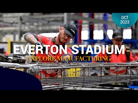Explore the factory that built Everton's stadium