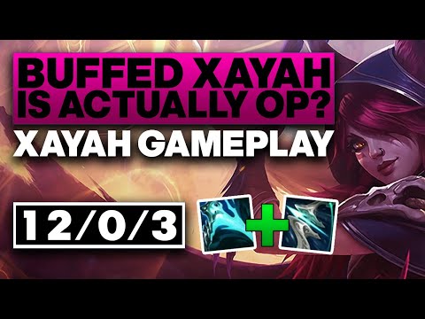 Trying out the new buffed Xayah - Xayah ADC Gameplay