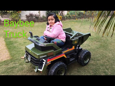 Baybee Caterpillar Battery Operated Truck Car for Kids, Ride on Toy Kids Car with