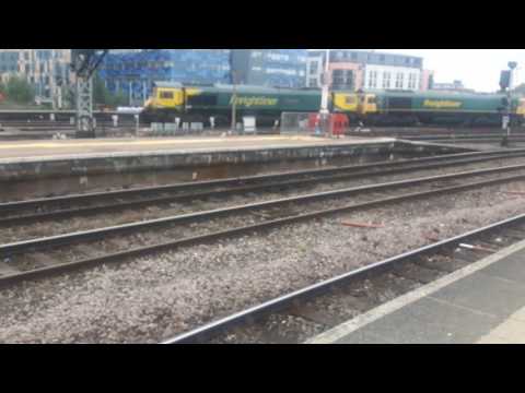 Freightliner Class 66s Bristol Stoke Gifford Yard to Taunton Fairwater Yard light Engines