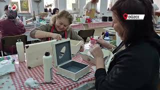 Kadınlara Özgüven ve Meslek Kazandıran Kurs Eşimden Artık Harçlık Almıyorum