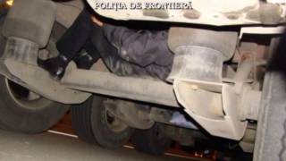 preview picture of video 'Doi sirieni ascunsi pe sub remorca unui autocamion, descoperiti la P.T.F. Calafat'