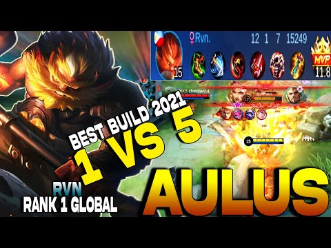 Aeolus Mobile Legends Top 1 Global Best Build 1 vs 5 by Rvn - Aulus MLBB New Hero Gameplay