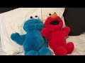 Tyco Tickle Me Elmo And Tickle Me Cookie Monster Together