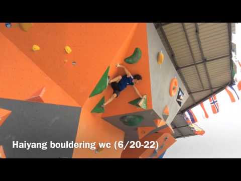 IFSCwc 2014 Haiyang Bouldering -man final 4