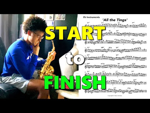 Let's Learn a Jazz Etude From Scratch!