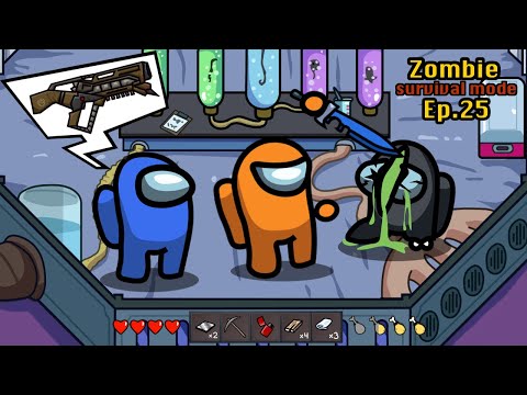 Survival Mode 🛠 Among Us Zombie - Ep 25 Blaster - Animation