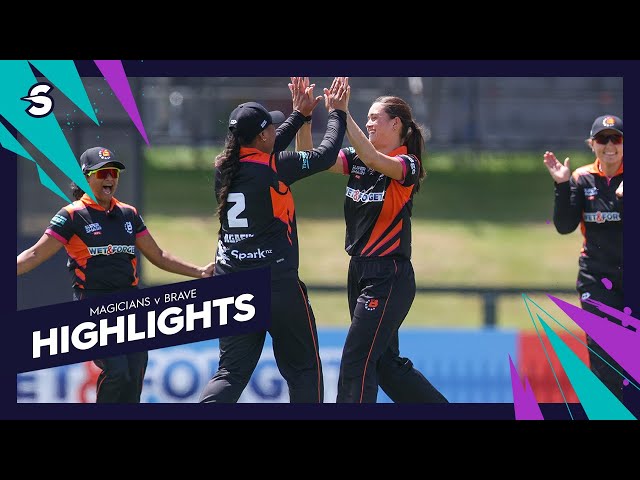 Nensi Patel Stars with Bat & Ball! | Magicians v Brave – Super Smash 2025/26 Highlights