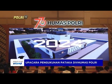 UPACARA PENGUKUHAN PATAKA DIVHUMAS POLRI