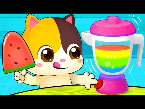 Rainbow Ice Pop - Colors Song | Vegetables Song | Learn Colors | Nursery Rhymes | Kids Songs|BabyBus