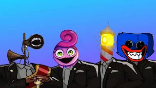 Download lagu Siren Head & Mommy Long Legs & Lighthouse Monster & Huggy Wuggy - Coffin Dance Meme Cover mp3