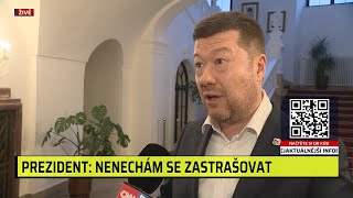Okamura ke zprávám Macinky: Vydírání? Jen tvrdší politická komunikace