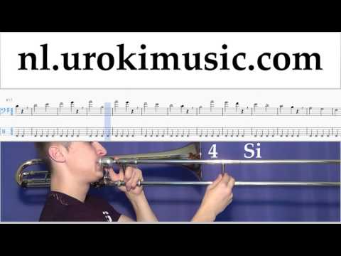 Tromboneles J. Balvin, Willy William - Mi Gente Muzieknoten Cursus Deel#1 um-i374