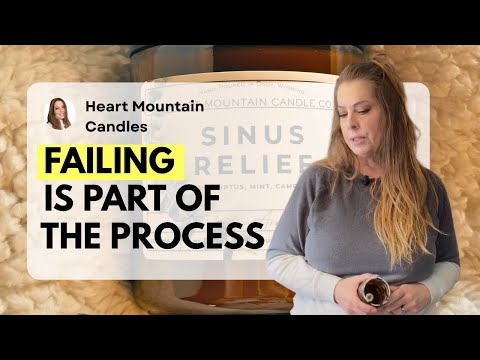 YouTube video: the part of running a candle business no one shows you
