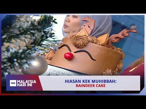 Hiasan Kek Muhibbah: Raindeer Cake | MHI (25 Disember 2019)