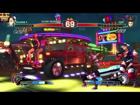 ULTRA STREET FIGHTER IV_Fight your rival Chun Li vs Jury