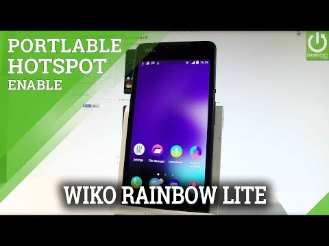 How to Create Portable Wi-Fi Hotspot in WIKO Rainbow Lite
