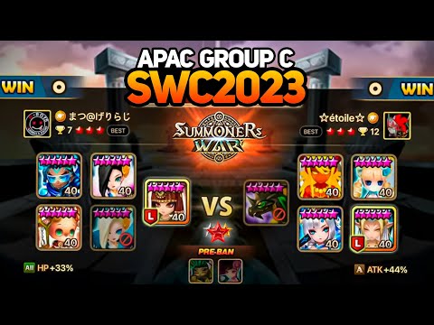 MATSU vs ETOWARU (BO3). SWC2023 APAC Preliminary Group C Day 2 - Summoners War