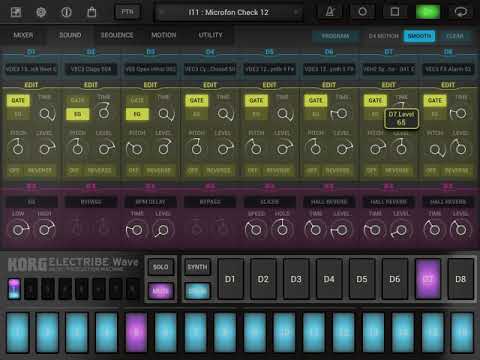 Korg electribe wave  -MOTHERDAY- „Notiz/Skizze/Recordiert“ (Sickshor) electekk
