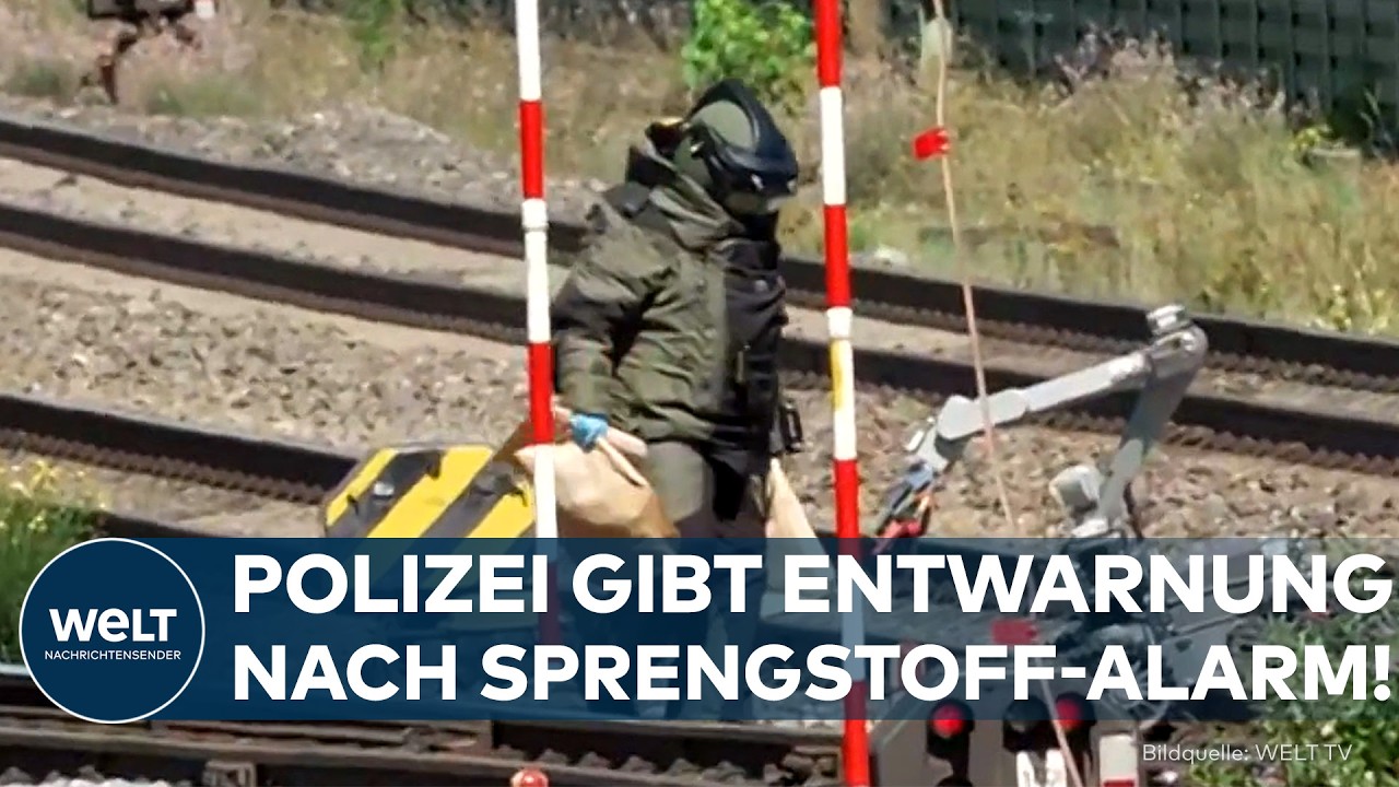 TREUCHTLINGEN: Entwarnung nach Großeinsatz am Bahnhof! Polizei vermutet bewusste Attrappe!