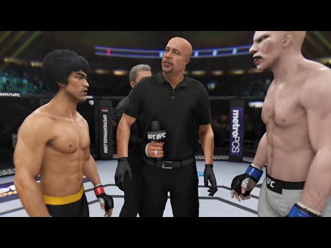 Bruce Lee vs. White Zombie (EA Sports UFC 3) - Epic Battle 💯 🐲 - Dragon Fights 🐉