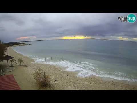 Valovi, olujno more, plaža Gajac, Novalja, Zrće, Pag - 28.11.2021.