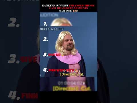 RANKING FUNNIEST STRANGER THINGS CAST OFF SCREEN MOMENTS 🤣