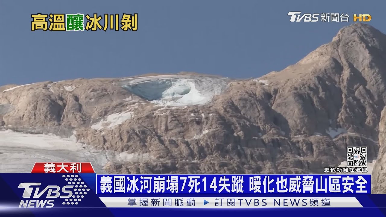 暖化! 義國冰河崩塌7死義大利燉飯也缺米