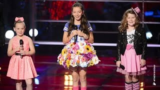 Molly S, April and Molly W Sing Over The Rainbow | The Voice Kids Australia 2014