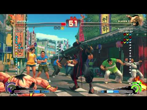 TS Sabin [Dhalsim] vs AquaSilk529 [Zangief] SSF4 Ranked Matches - Xbox Live - TRUE-HD