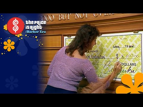 Sweet Contestant Guesses BLANK CHECK Amount to Win Beautiful Brass Bed! - The Price Is Right 1983