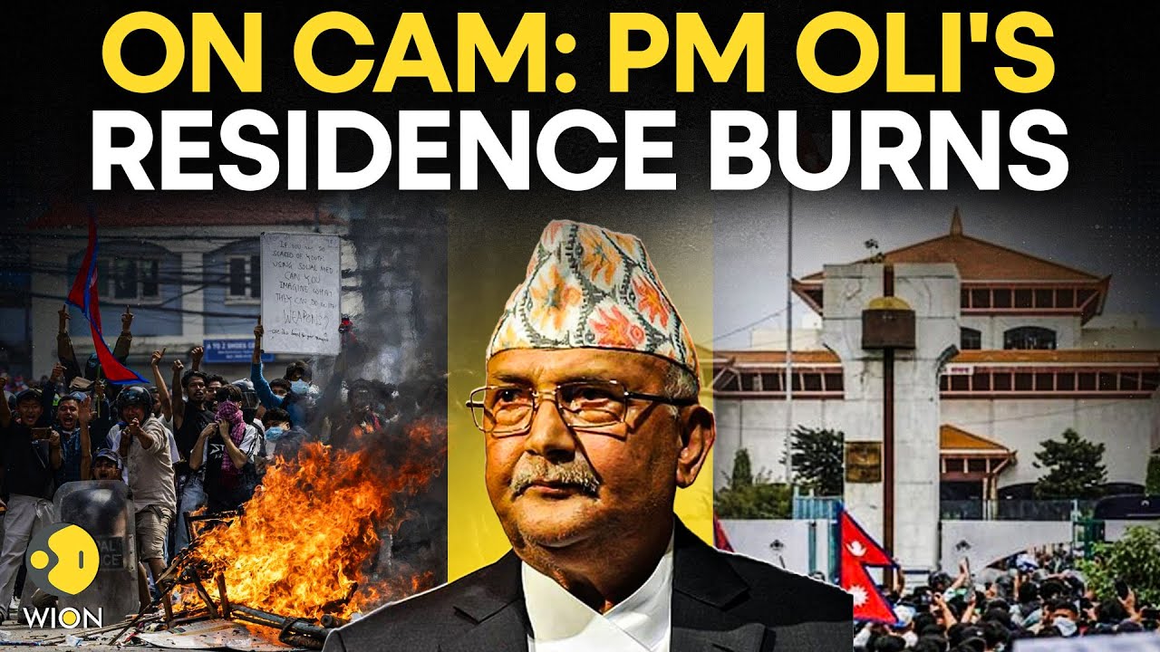 Nepal PM Oli's Home Ablaze LIVE: Protesters Target KP Sharma Oli's Residence | Nepal Unrest LIVE