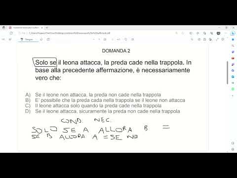 Quiz di Logica - Trucchi per rispondere bene a domande sulle condizioni necessarie e sufficienti