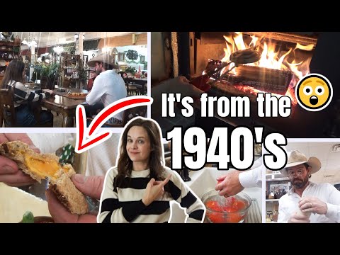 😲 We FOUND a TREASURE and made the BEST Grilled Cheese EVER with a 1940's Antique Press ⭐