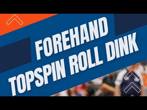 Learn how to do a Forehand Topspin Roll Dink with pro Allyce W. Jones! #pickleball #pickleroll