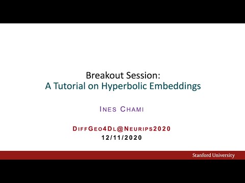 Hyperbolic Embeddings Tutorial (DiffGeo4DL NeurIPS 2020)