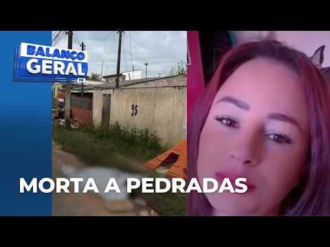 Mãe de dois filhos é encontrada morta com marcas de pedradas no meio da rua