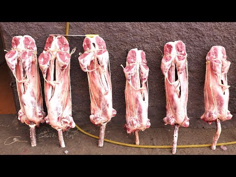 INSANE Street Food in Morocco | CRAZY Whole Roast Lamb PIT and MEAT TOUR of Marrakech! EXTREME!!!