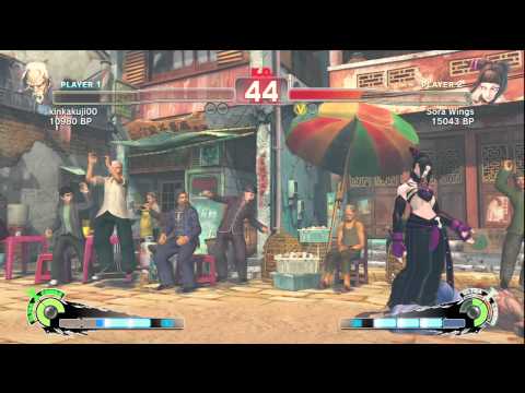 SSF4: kinkakuji (Gen) VS Sora Wings (Juri)
