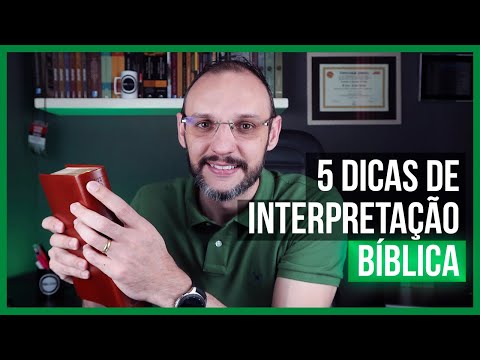 5 TIPS FOR A GOOD INTERPRETATION OF THE BIBLE