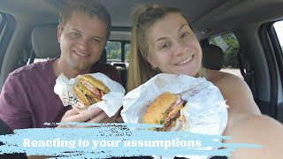 REACTING TO YOUR ASSUMPTIONS ABOUT US AND EATING SMASHBURGER
